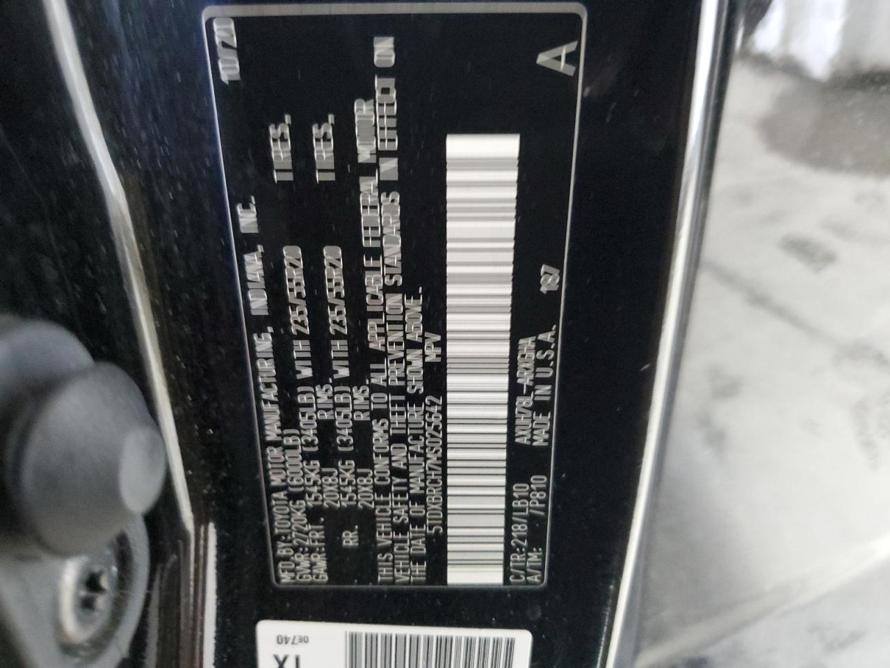 2021 Toyota Highlander Hybrid Limited VIN: 5TDXBRCH7MS025642 Lot: 63644954