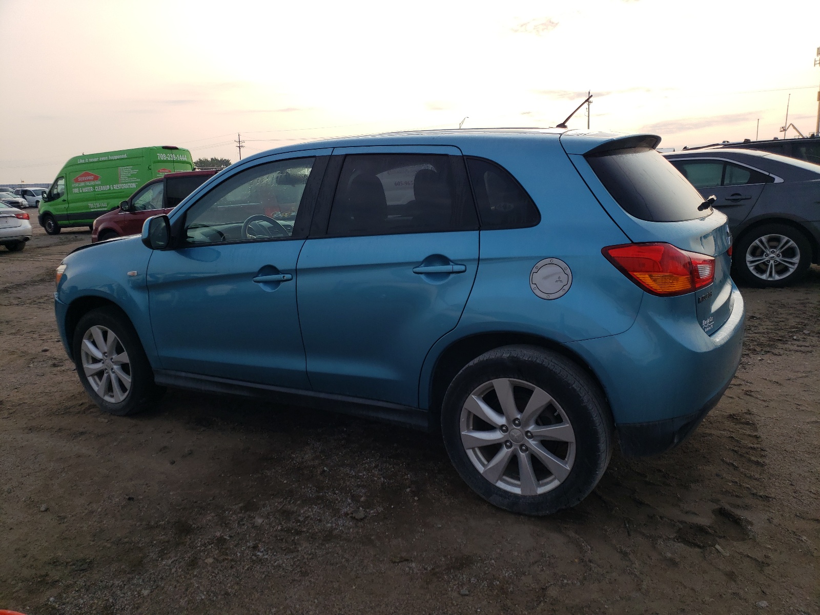 2014 Mitsubishi Outlander Sport Es vin: 4A4AR3AU9EE017606