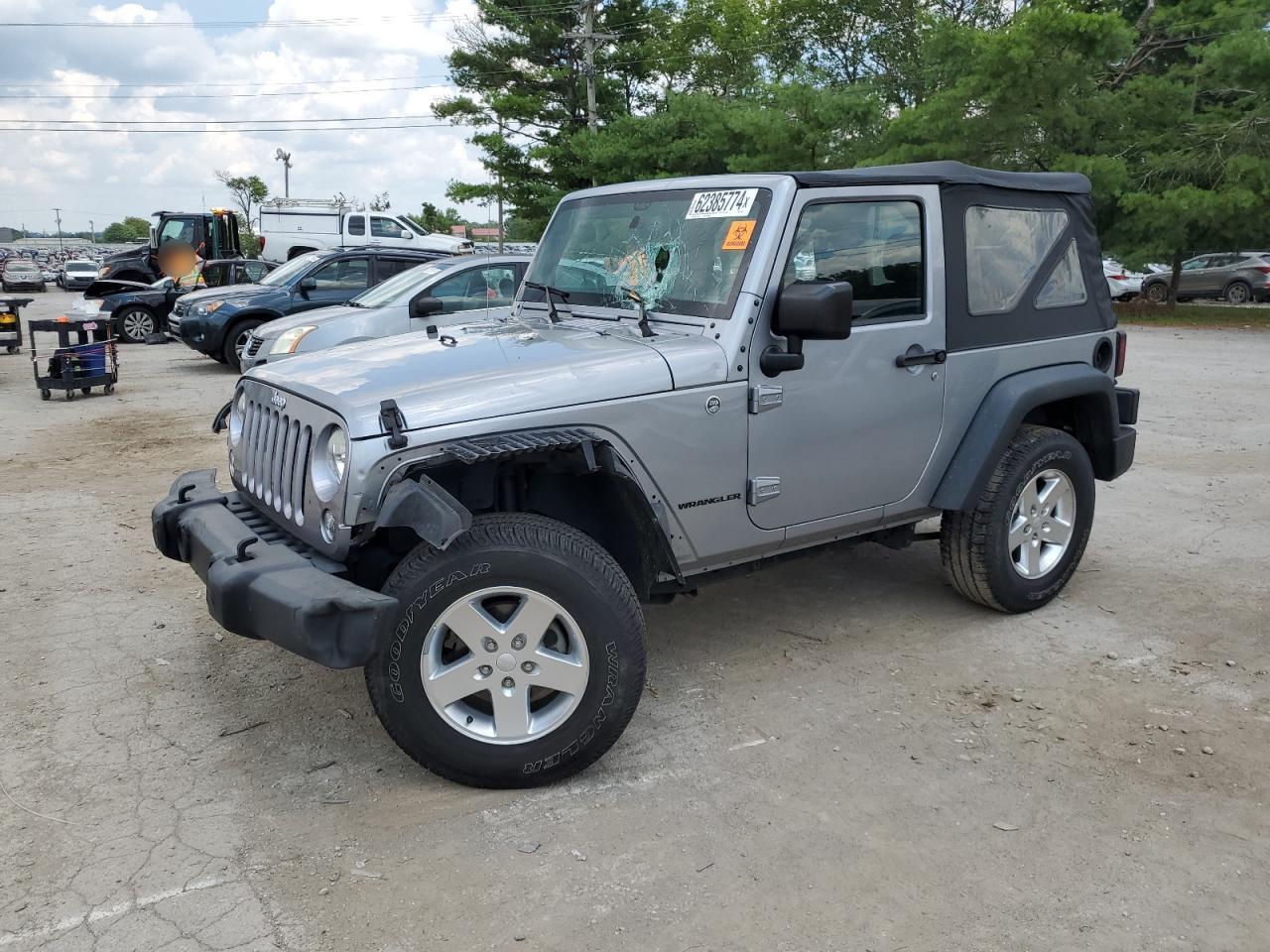 2014 Jeep Wrangler Sport VIN: 1C4AJWAG2EL271616 Lot: 62385774