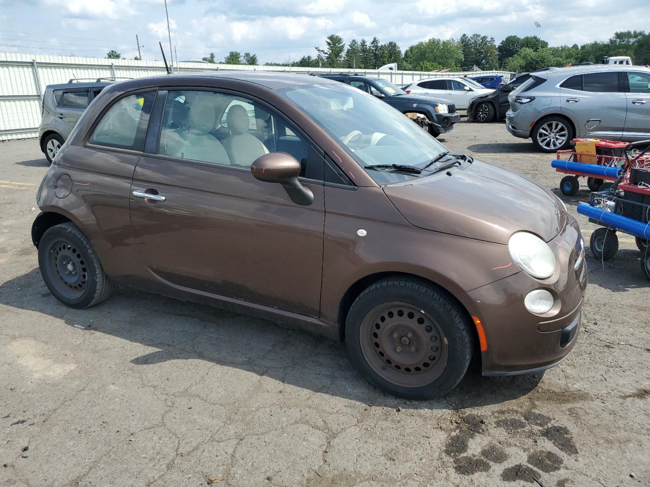 2012 Fiat 500 Pop VIN: 3C3CFFAR3CT127266 Lot: 64786994