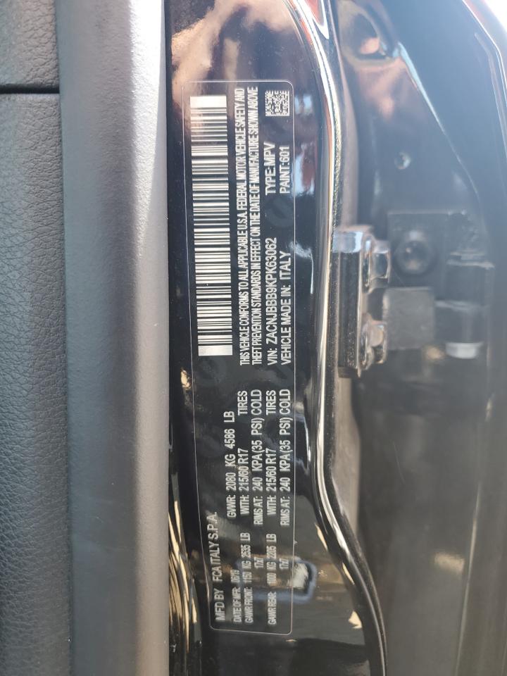 2019 Jeep Renegade Latitude VIN: ZACNJBBB9KPK63062 Lot: 61858414