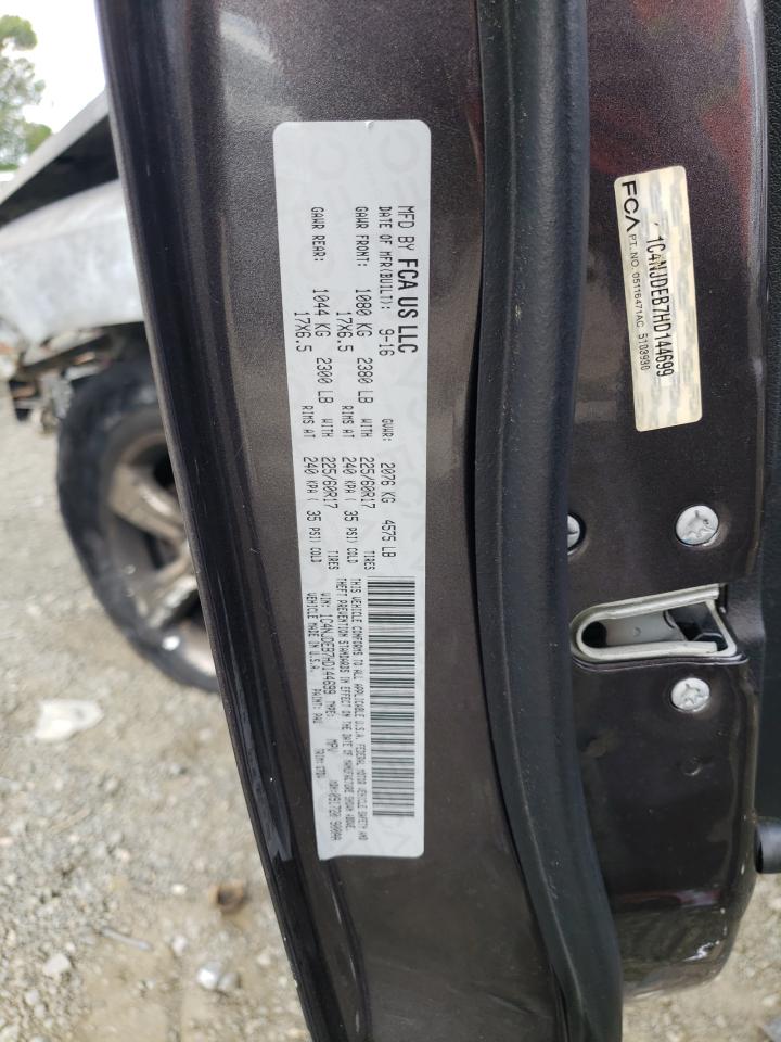 2017 Jeep Compass Latitude VIN: 1C4NJDEB7HD144699 Lot: 62028914