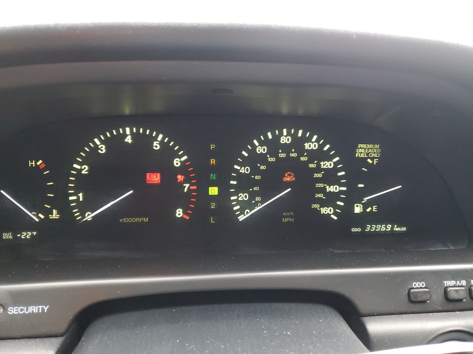 JT8UF11E3P0154405 1993 Lexus Ls 400