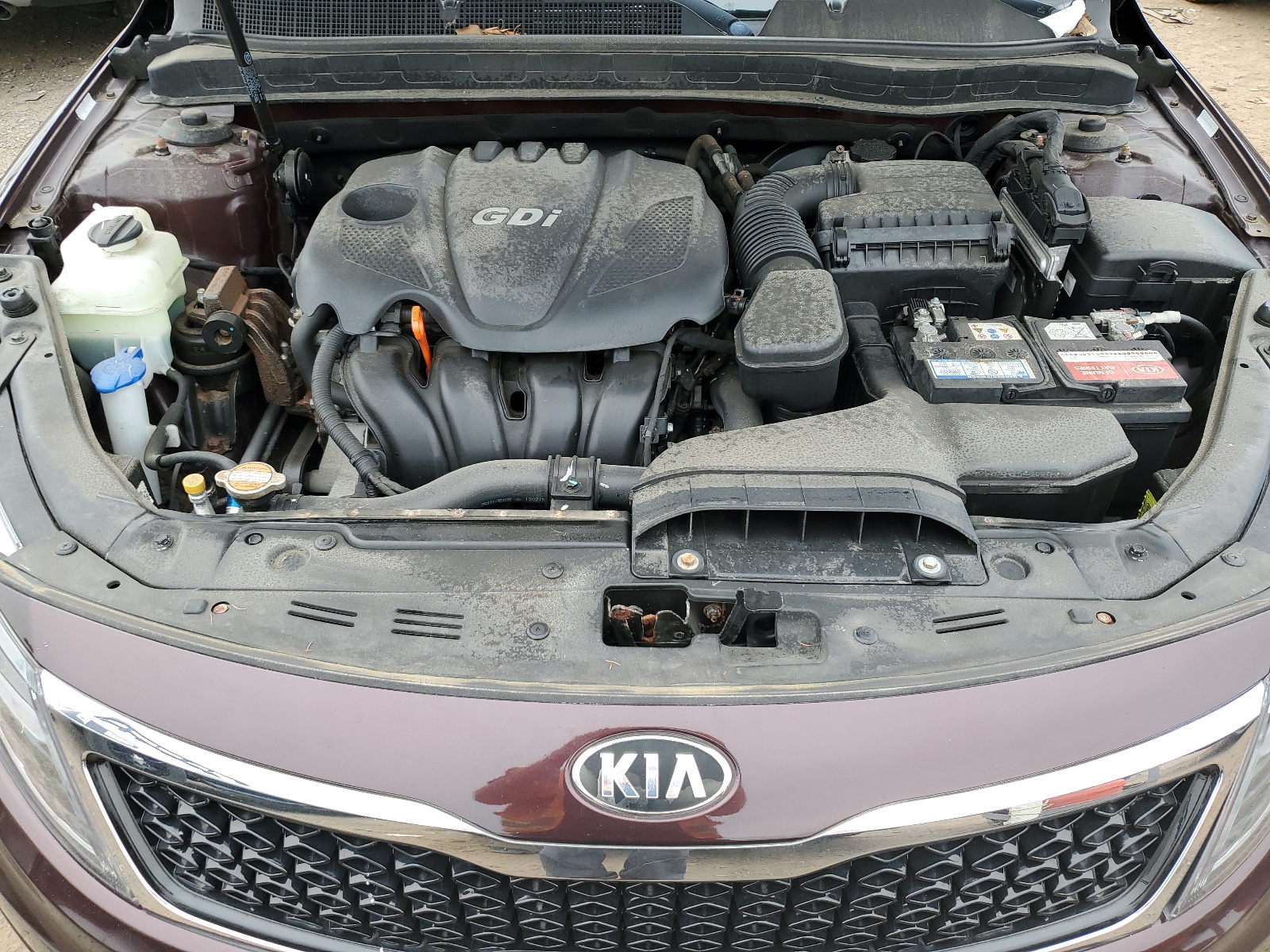 2013 Kia Optima Lx vin: 5XXGM4A70DG091264