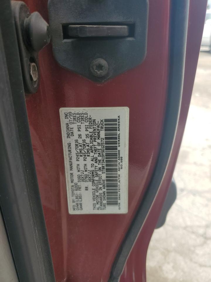 5TBRT3419YS012572 2000 Toyota Tundra Access Cab