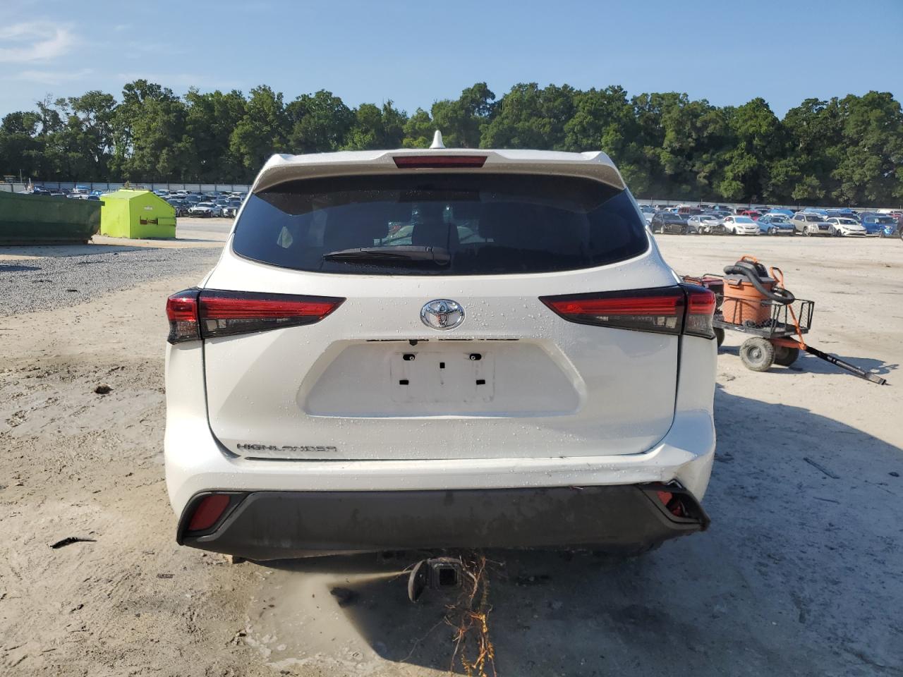 2021 Toyota Highlander L VIN: 5TDCZRAH1MS077961 Lot: 62248494