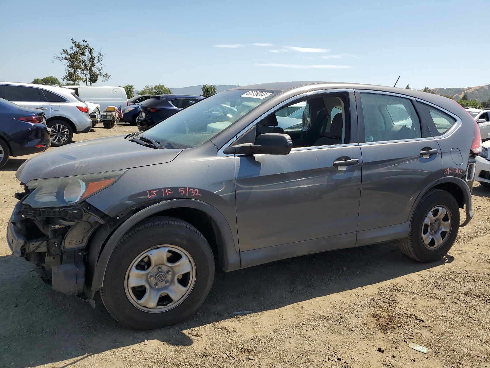 2013 Honda Cr-V Lx vin: 2HKRM3H31DH517988