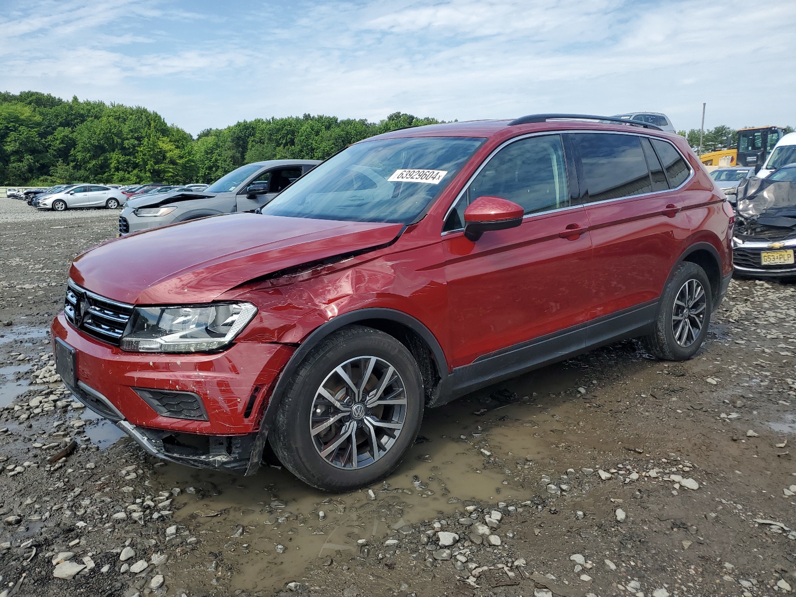 2019 Volkswagen Tiguan Se vin: 3VV2B7AX9KM104883