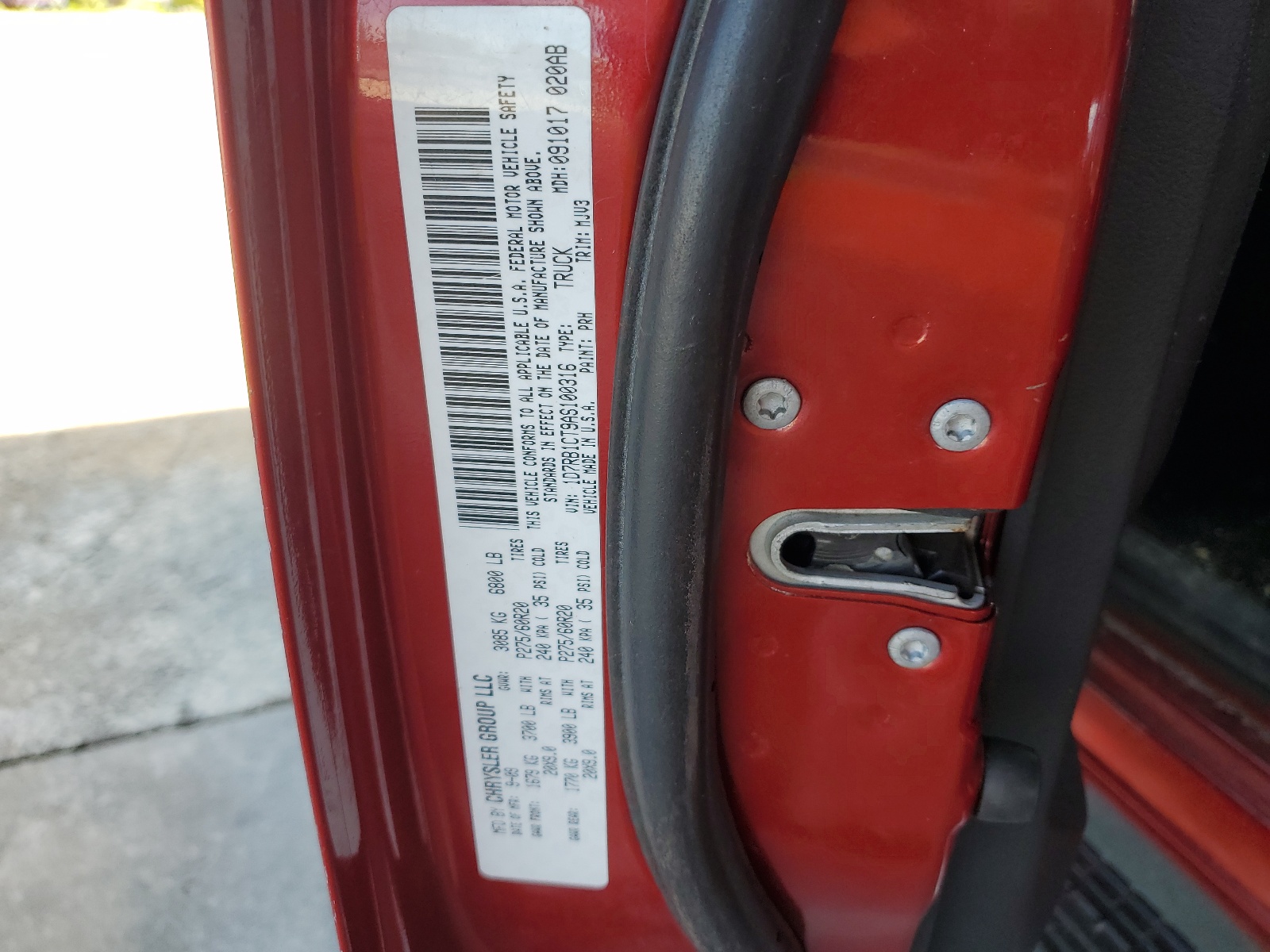 1D7RB1CT9AS100316 2010 Dodge Ram 1500