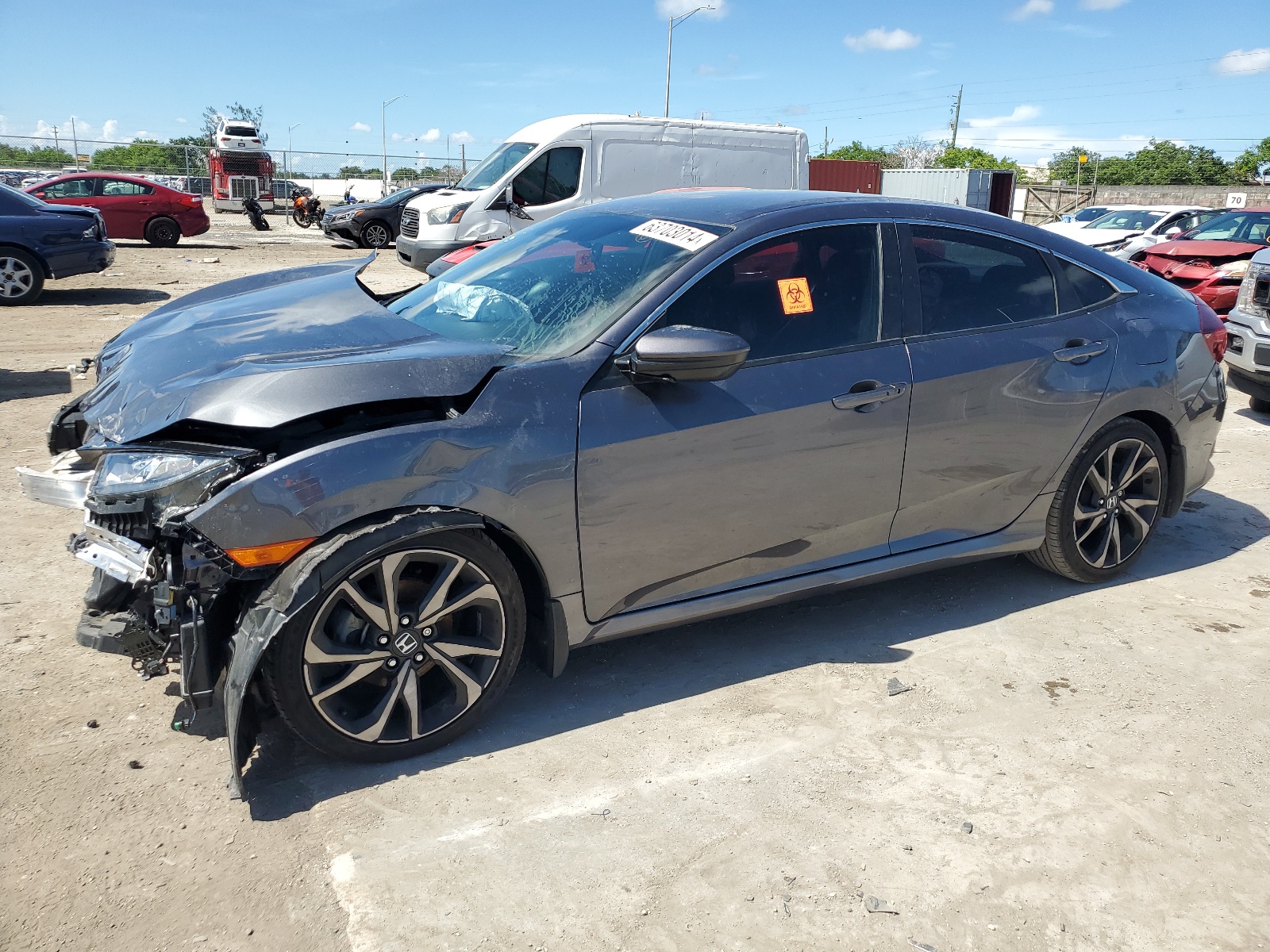 2019 Honda Civic Sport vin: 2HGFC2F85KH555536