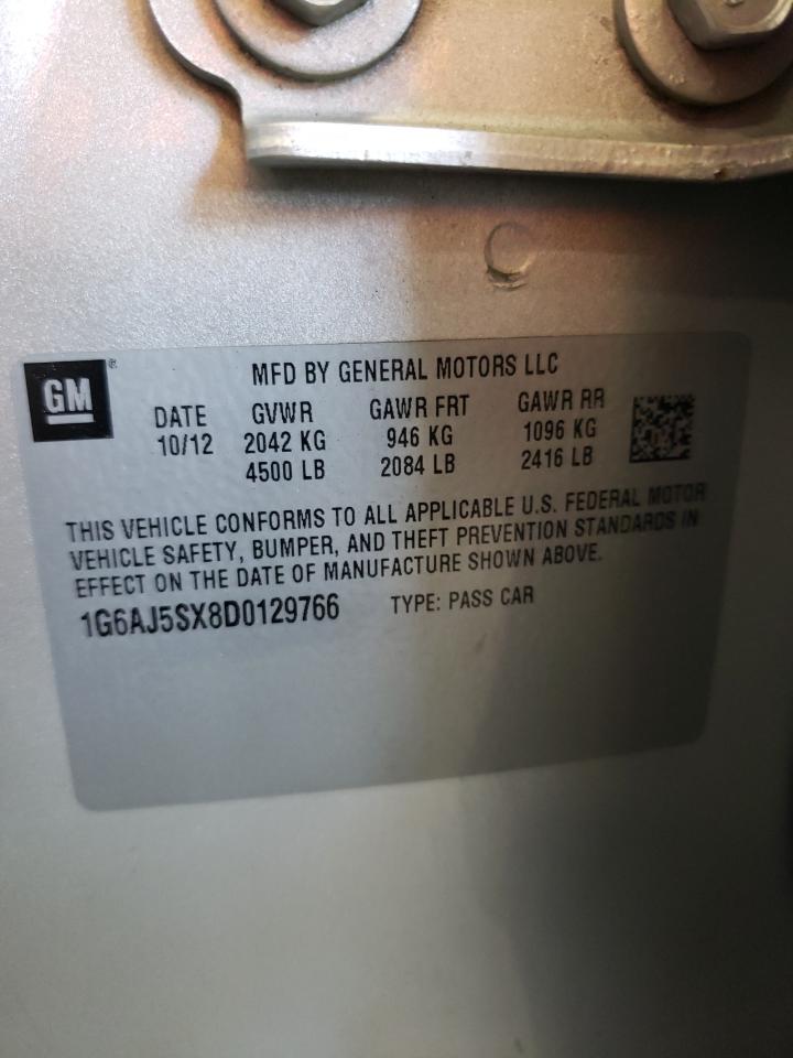 2013 Cadillac Ats Performance VIN: 1G6AJ5SX8D0129766 Lot: 63980954