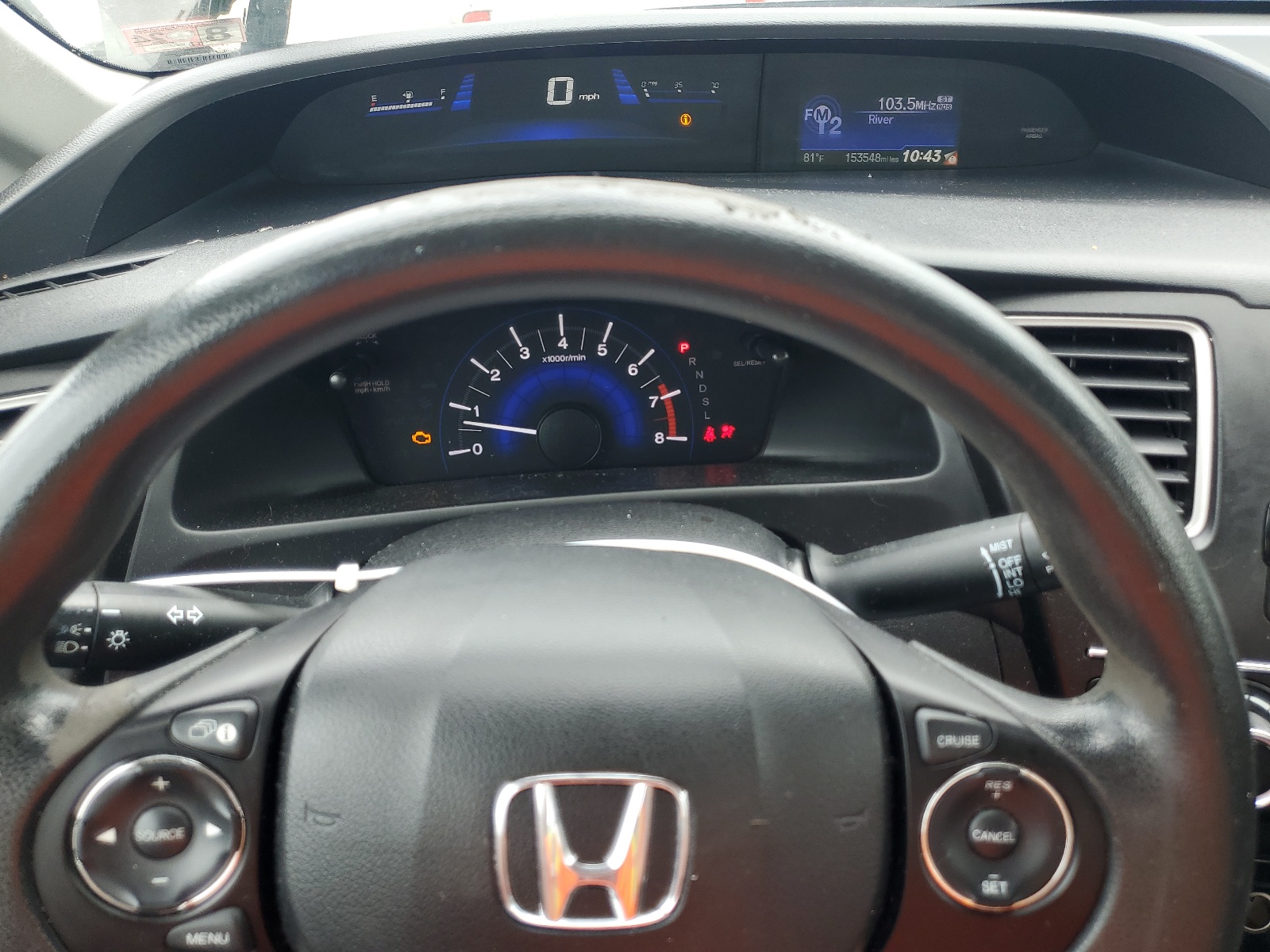 2HGFB2F59EH519815 2014 Honda Civic Lx