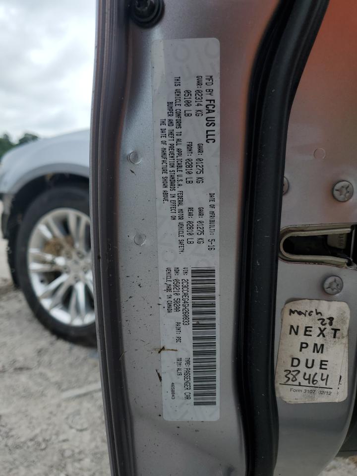 2016 Chrysler 300C VIN: 2C3CCAEG4GH260833 Lot: 65213404