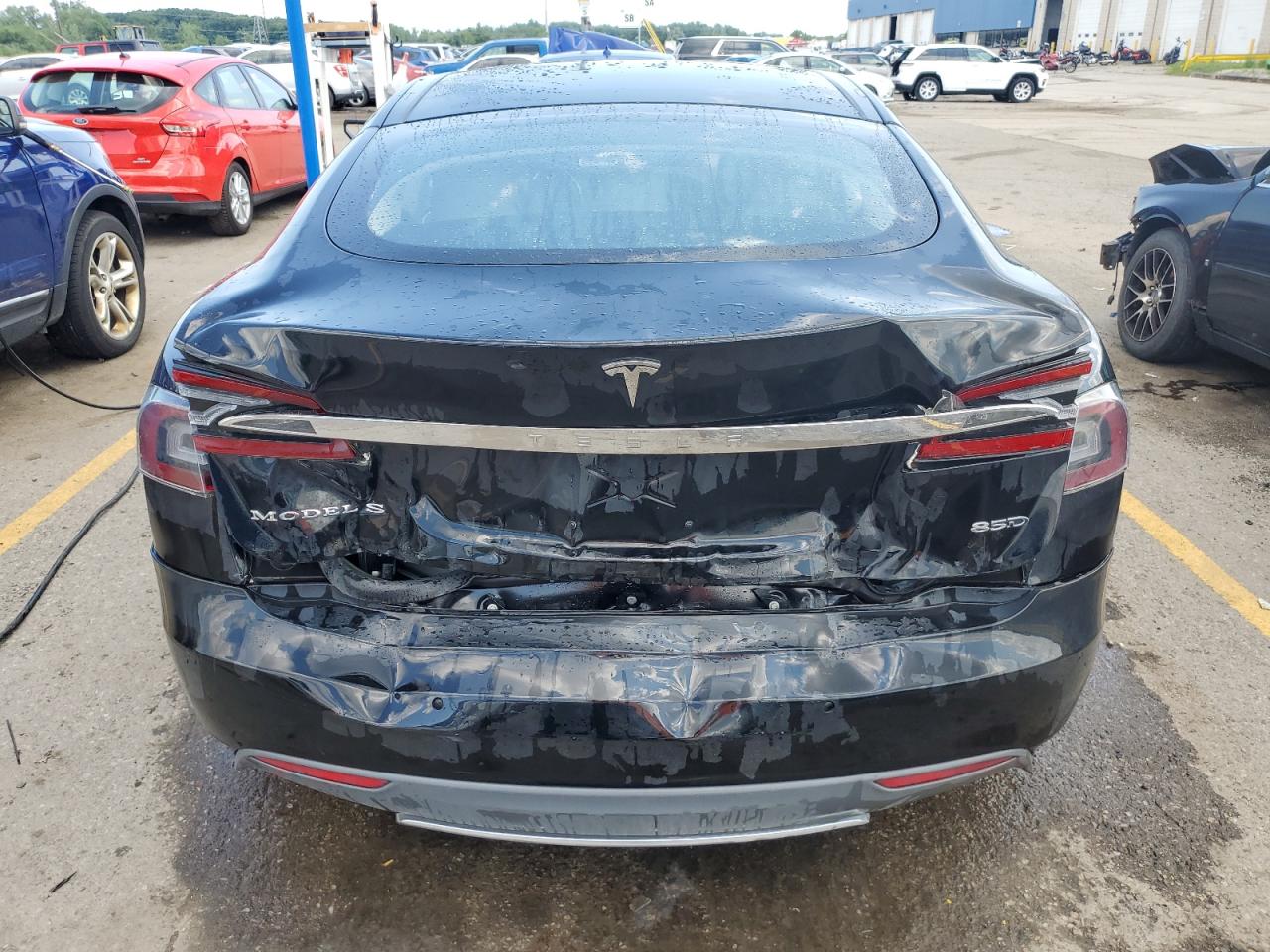 2015 Tesla Model S 85D VIN: 5YJSA1H22FF080381 Lot: 62275964