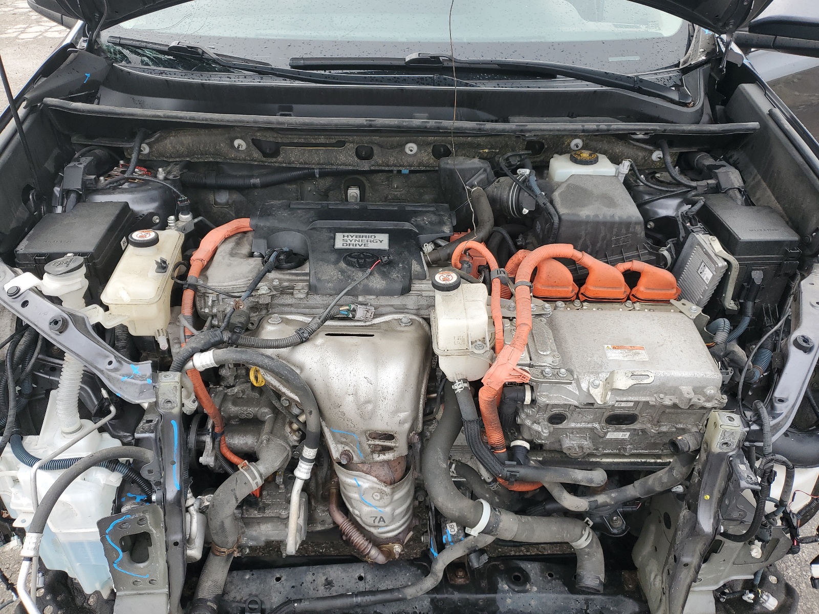 JTMRJREV7HD083900 2017 Toyota Rav4 Hv Le