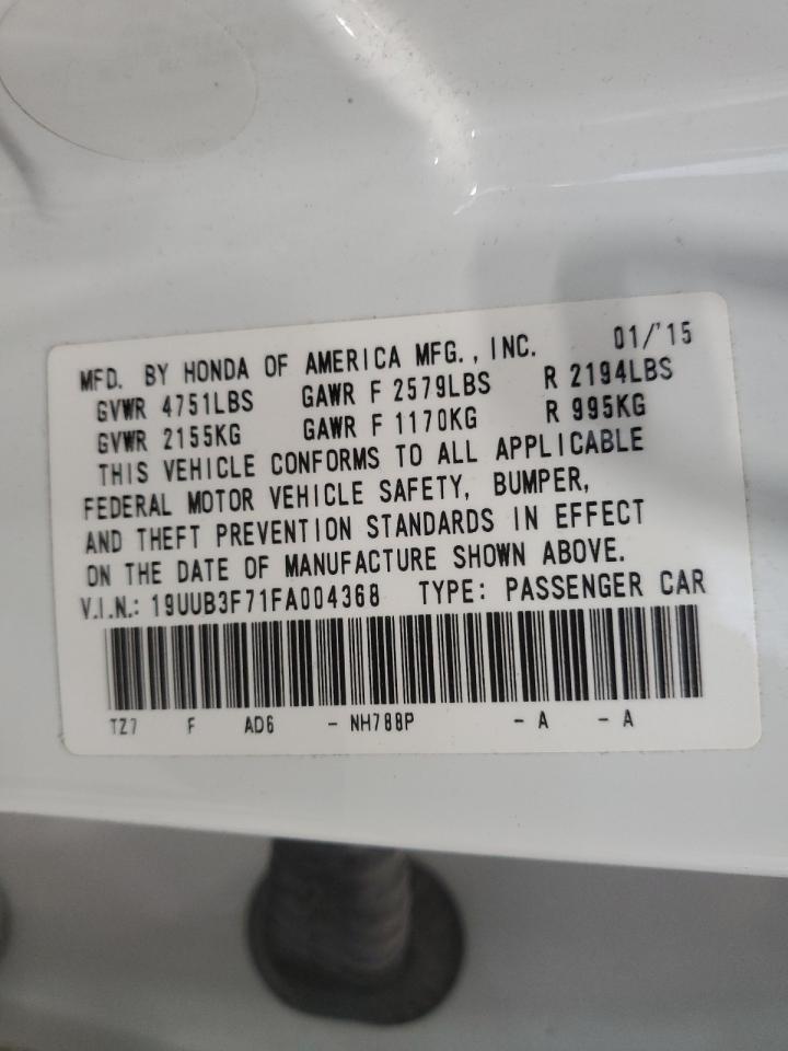 2015 Acura Tlx Advance VIN: 19UUB3F71FA004368 Lot: 64484354