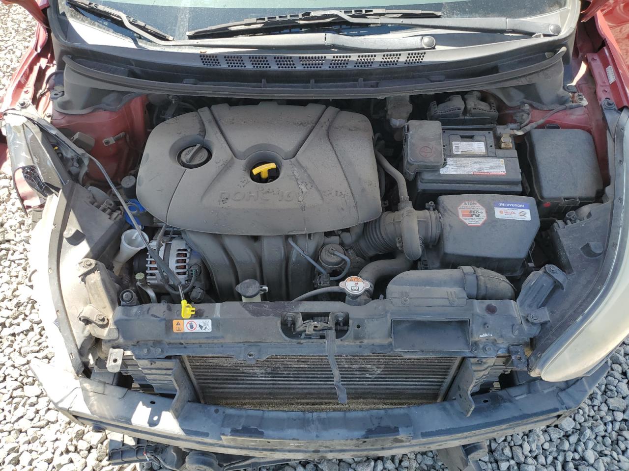 2016 Hyundai Elantra Se VIN: KMHDH4AE9GU491128 Lot: 63400024