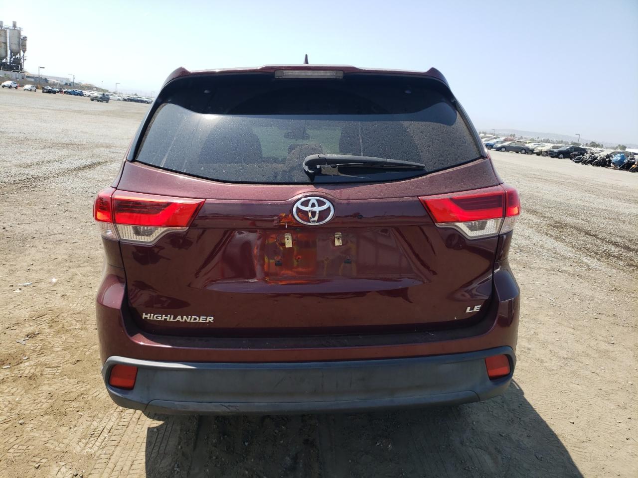 2017 Toyota Highlander Le VIN: 5TDZZRFH9HS207350 Lot: 64406514