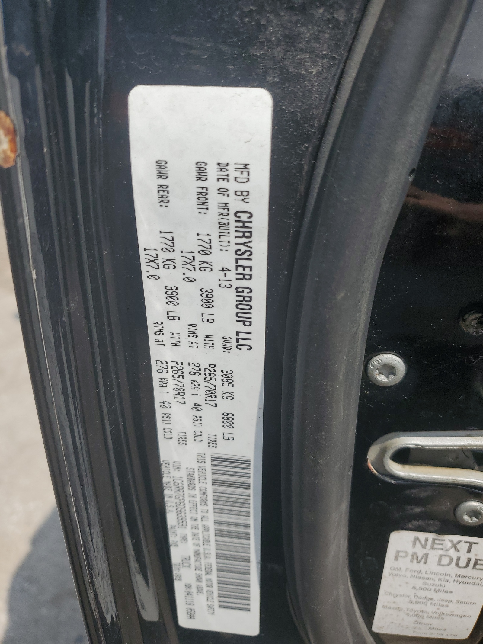 1C6RR7GP6DS639591 2013 Ram 1500 Slt