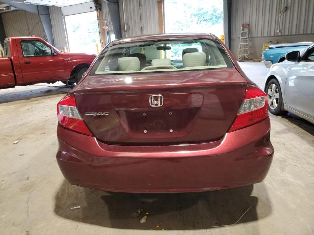  HONDA CIVIC 2012 Maroon