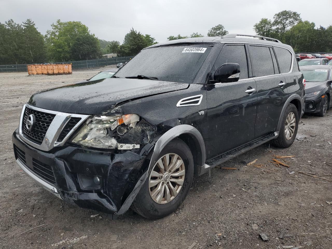 2017 Nissan Armada Sv VIN: JN8AY2ND2H9006415 Lot: 64503964