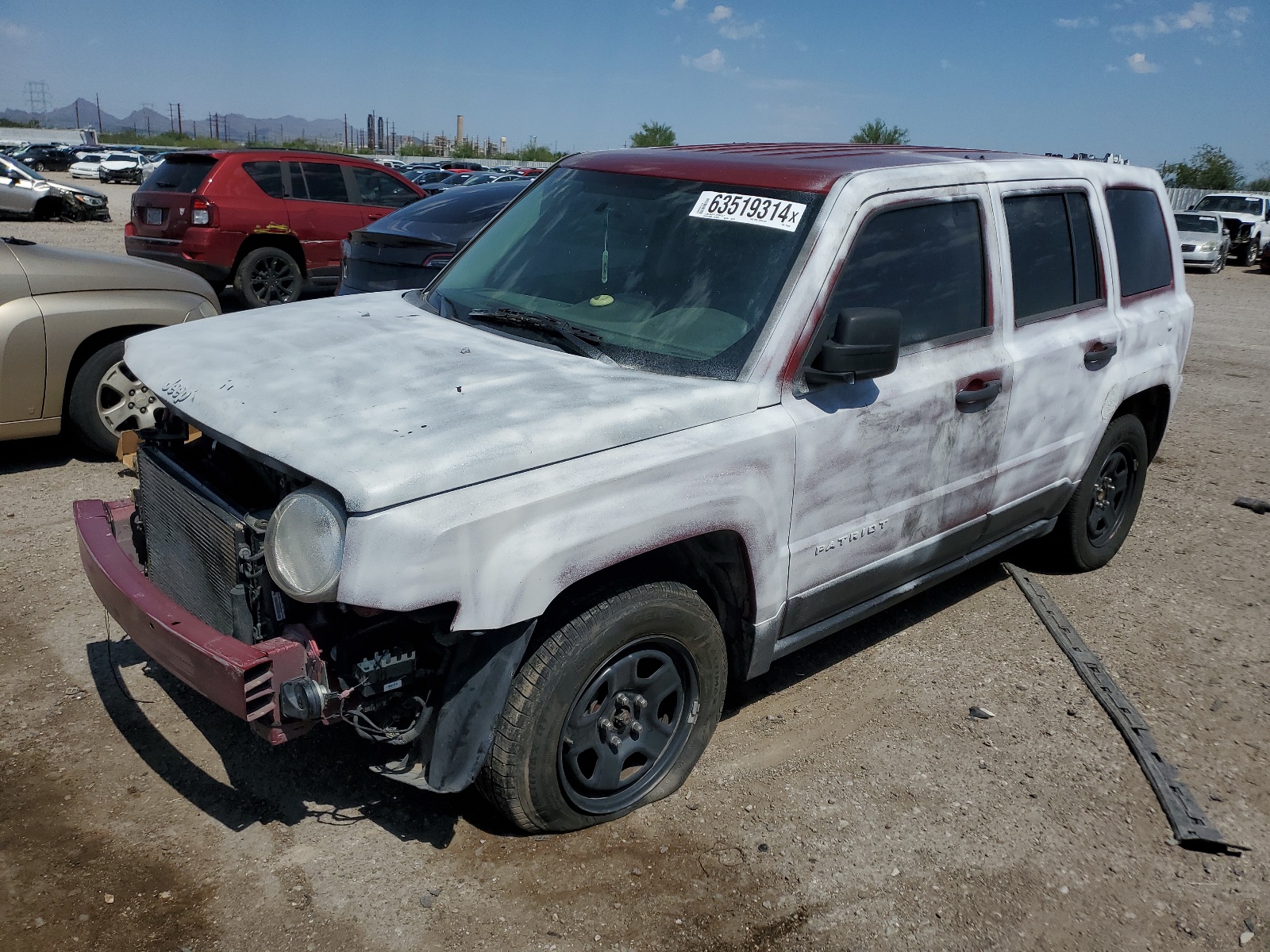 2015 Jeep Patriot Sport vin: 1C4NJPBB3FD164452