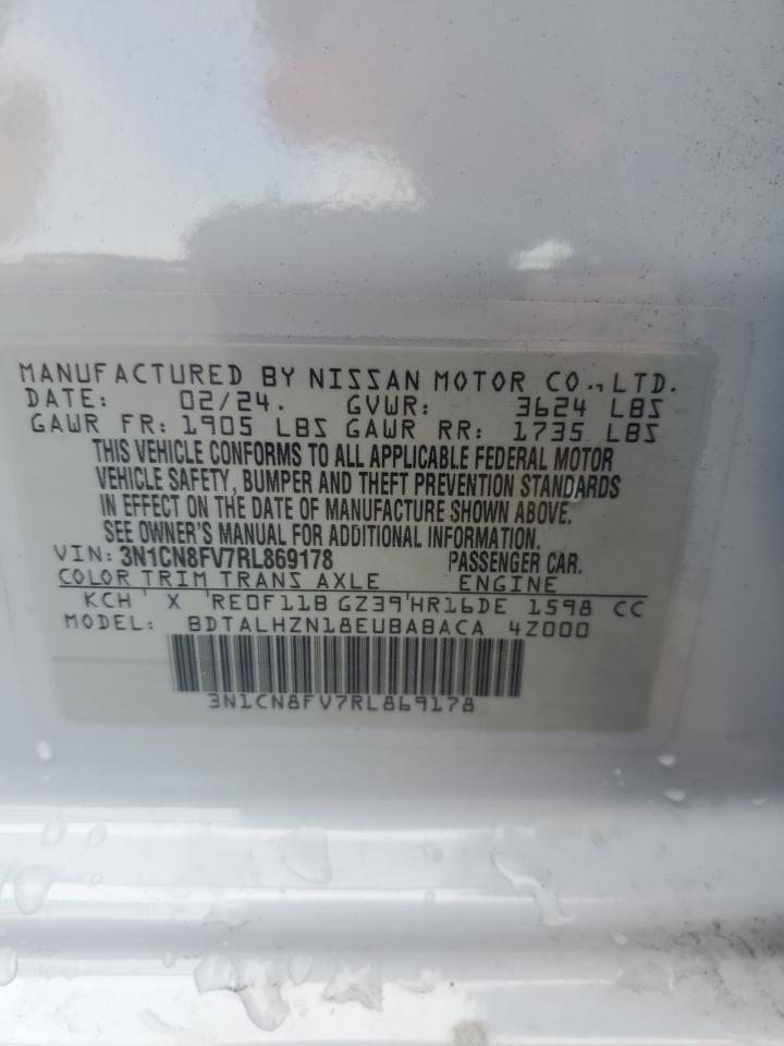 3N1CN8FV7RL869178 2024 Nissan Versa Sr