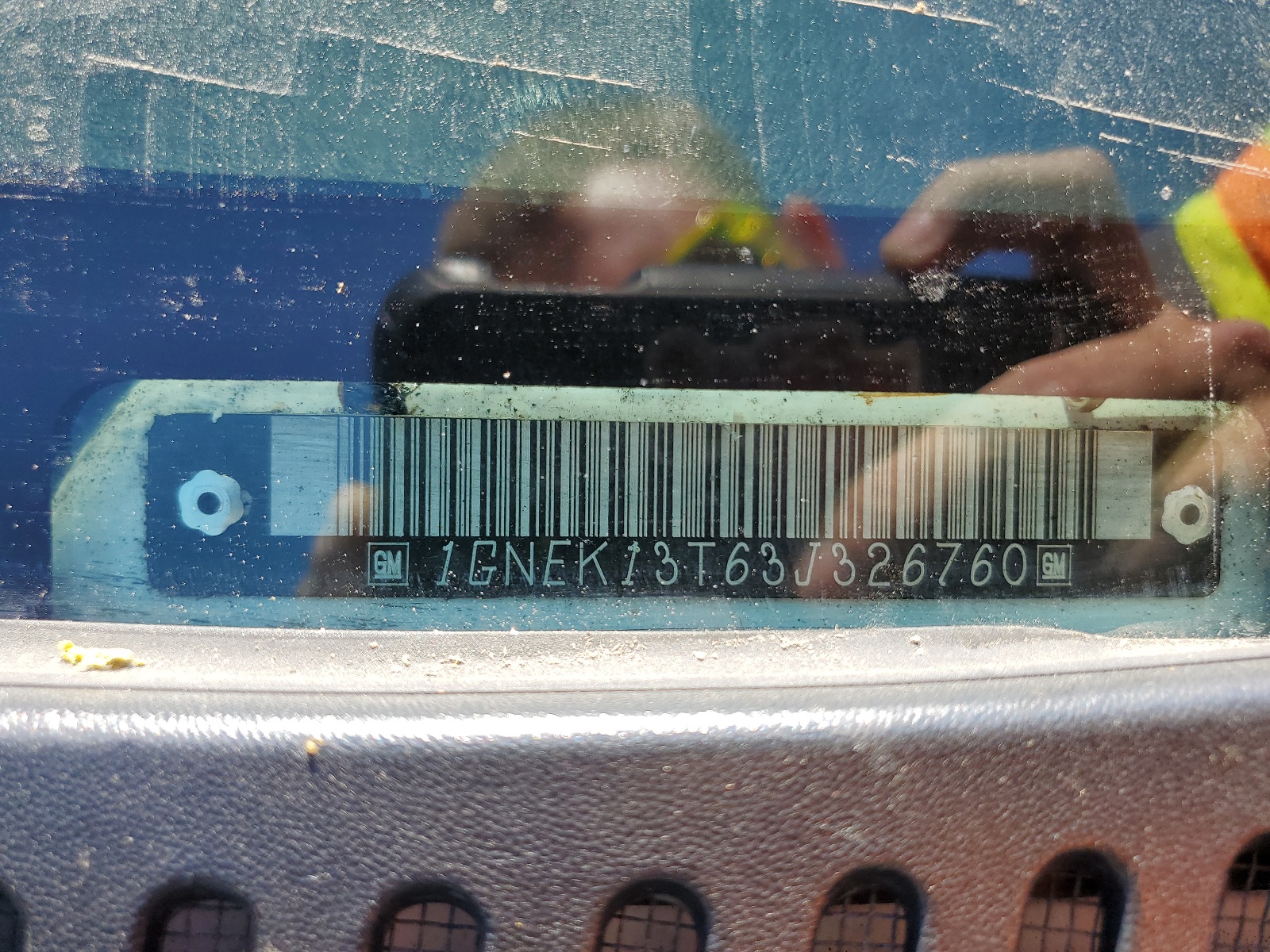 1GNEK13T63J326760 2003 Chevrolet Tahoe K1500