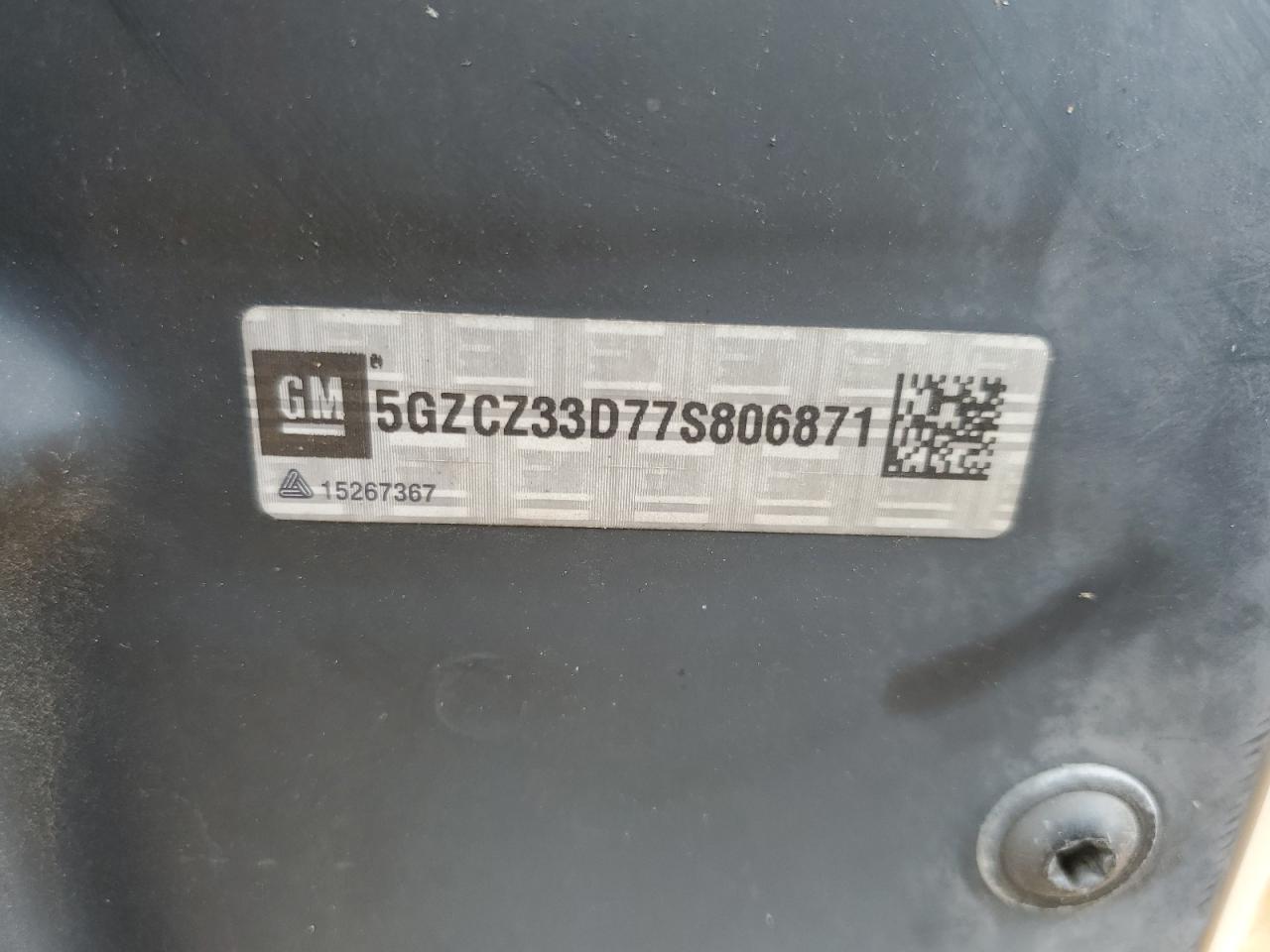 2007 Saturn Vue VIN: 5GZC33D77S806871 Lot: 63731324