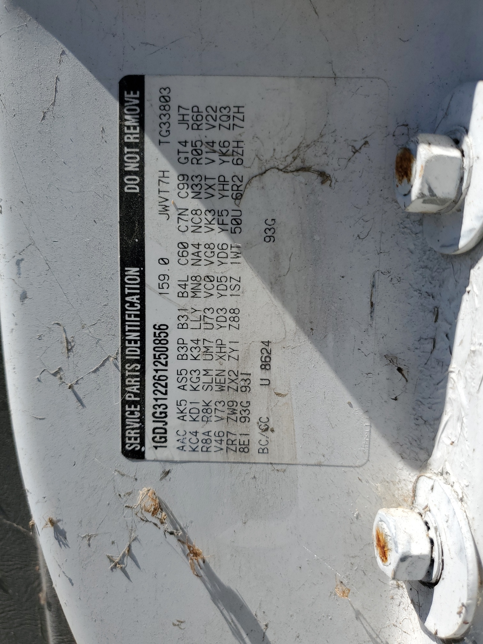 1GDJG312261250856 2006 GMC Savana Cutaway G3500