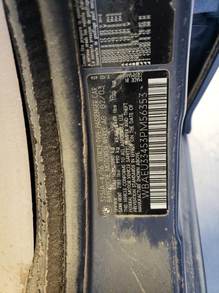 2003 BMW 325 Xi VIN: WBAEU33453PM56353 Lot: 65582254