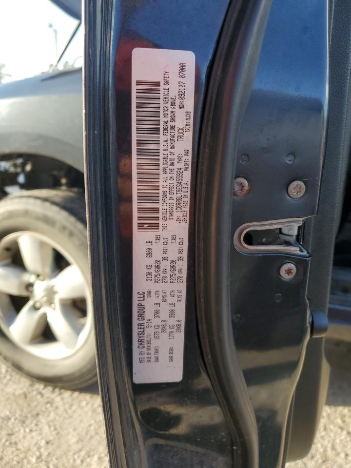 2014 Ram 1500 Slt VIN: 1C6RR6LT9ES455924 Lot: 62874714