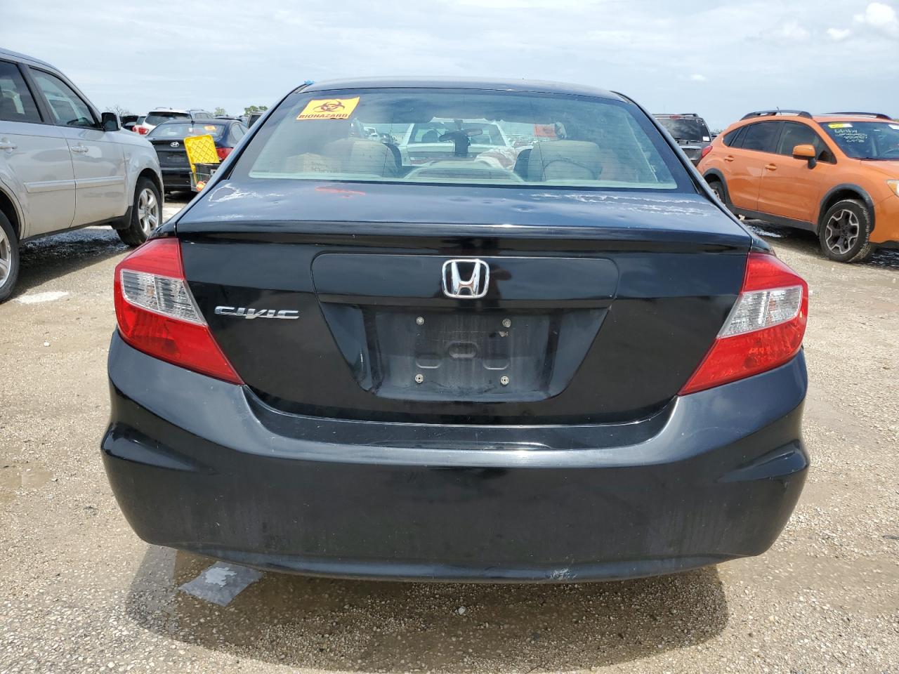 2012 Honda Civic Lx VIN: 19XFB2F56CE029307 Lot: 64204584