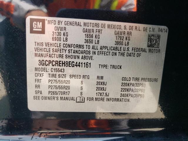 3GCPCREH8EG441161 | 2014 Chevrolet silverado c1500 lt