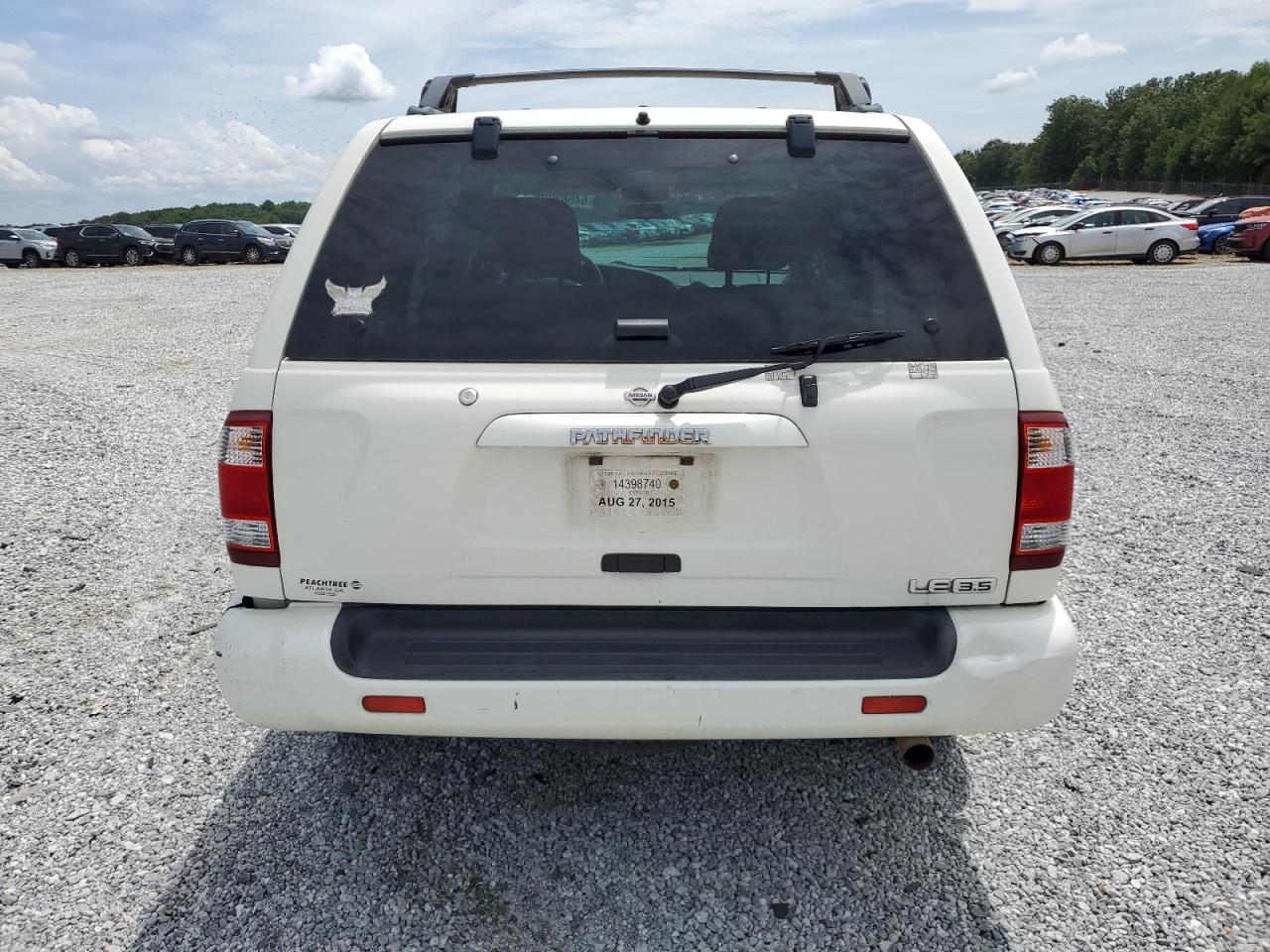 2001 Nissan Pathfinder Le VIN: JN8DR09Y31W606251 Lot: 64683994