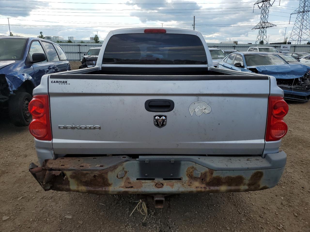 2008 Dodge Dakota Quad VIN: 1D7HE28K18S521434 Lot: 63394744