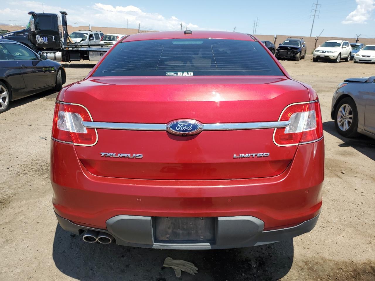 2011 Ford Taurus Limited VIN: 1FAHP2FW9BG115587 Lot: 62479424