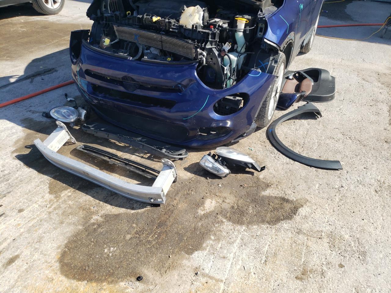 2016 Fiat 500X Lounge VIN: ZFBCFXDT0GP390241 Lot: 61111374