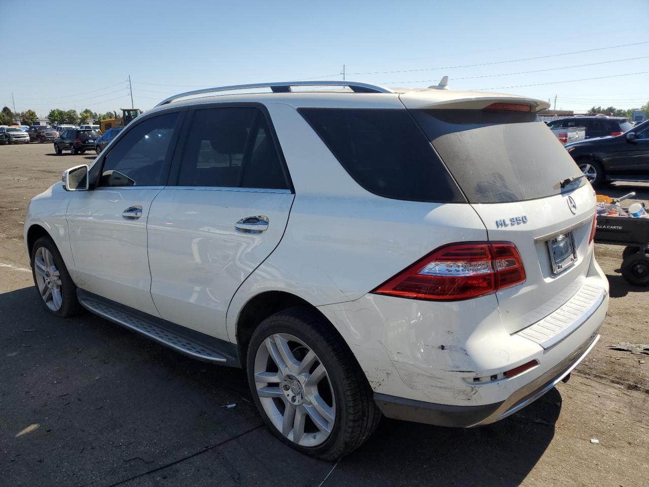 2014 Mercedes-Benz Ml 350 4Matic white suv gas 4JGDA5HB5EA365031 photo #3