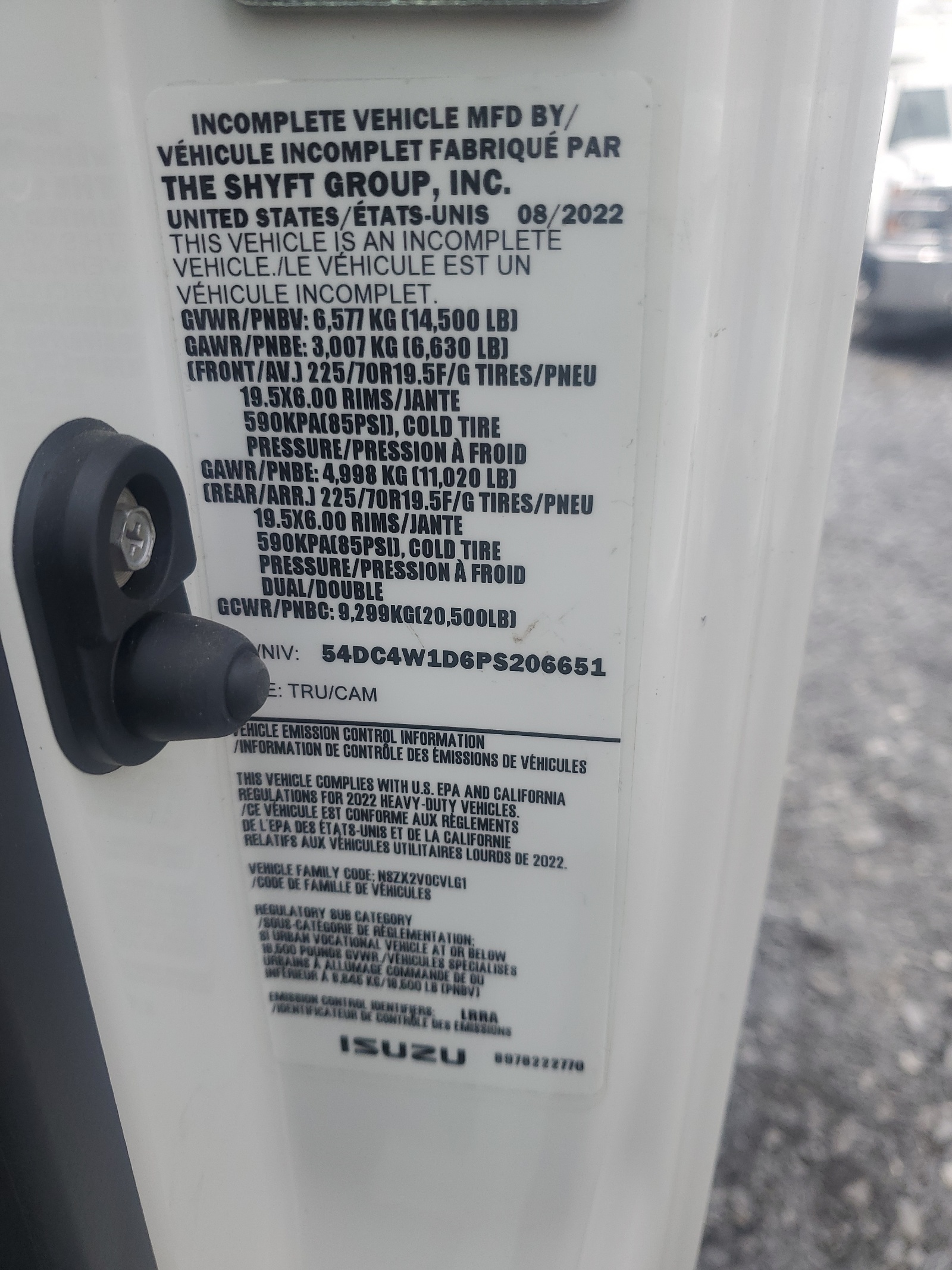 54DC4W1D6PS206651 2023 Isuzu Npr Hd