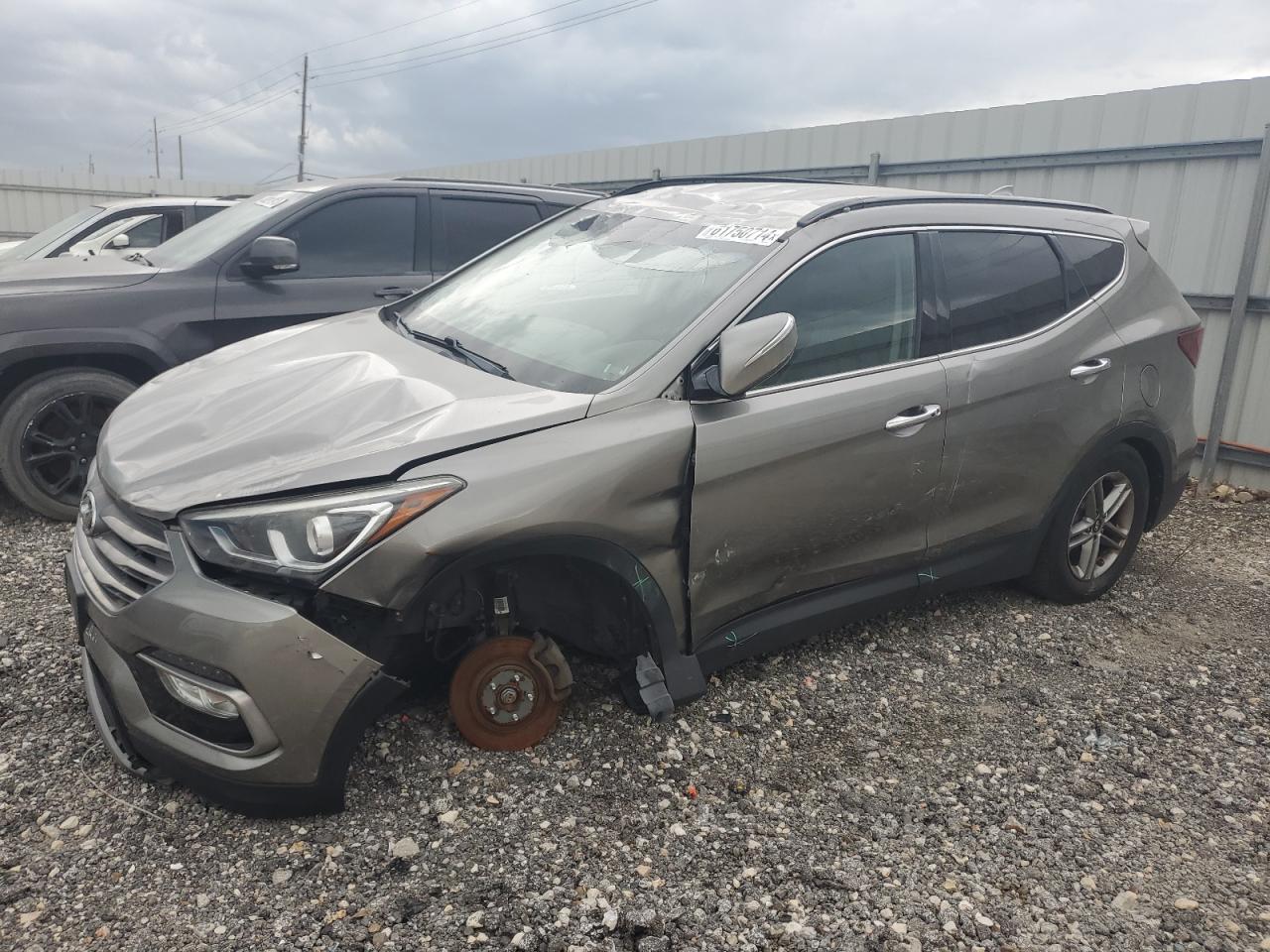 VIN 5XYZU3LB7JG515003 2018 HYUNDAI SANTA FE no.1