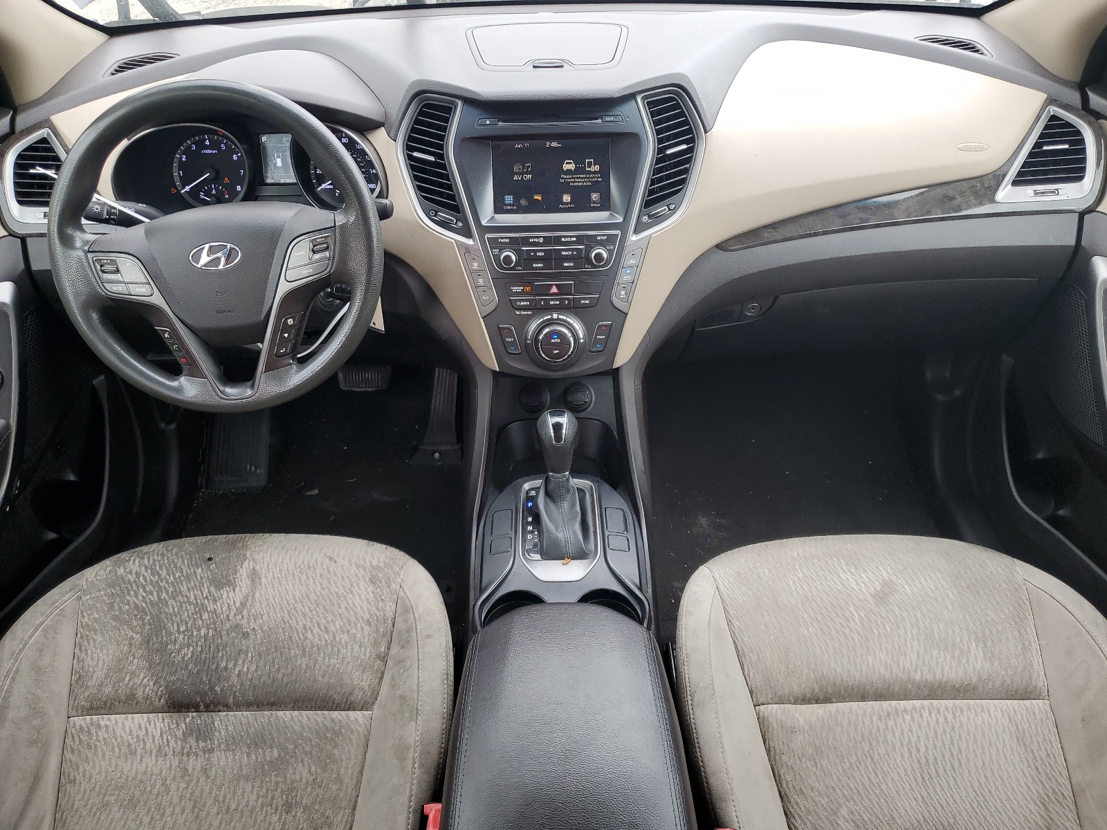 2017 Hyundai Santa Fe Se vin: KM8SM4HF4HU181228