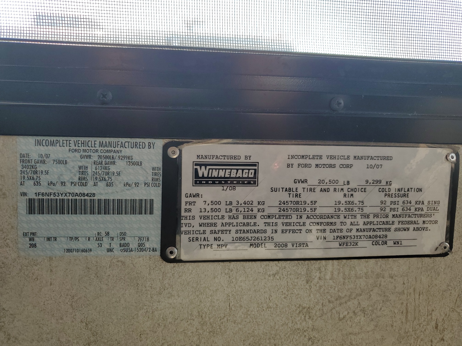 1F6NF53YX70A08428 2007 Ford F550 Super Duty Stripped Chassis