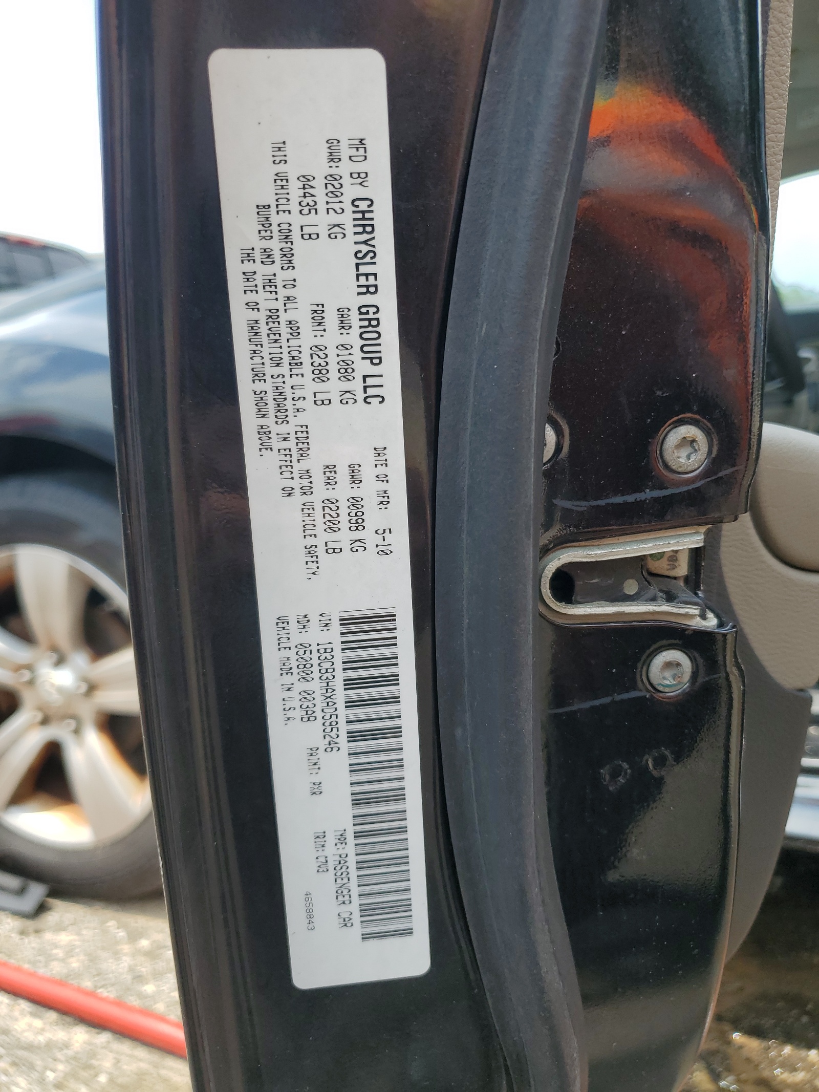 1B3CB3HAXAD595246 2010 Dodge Caliber Mainstreet