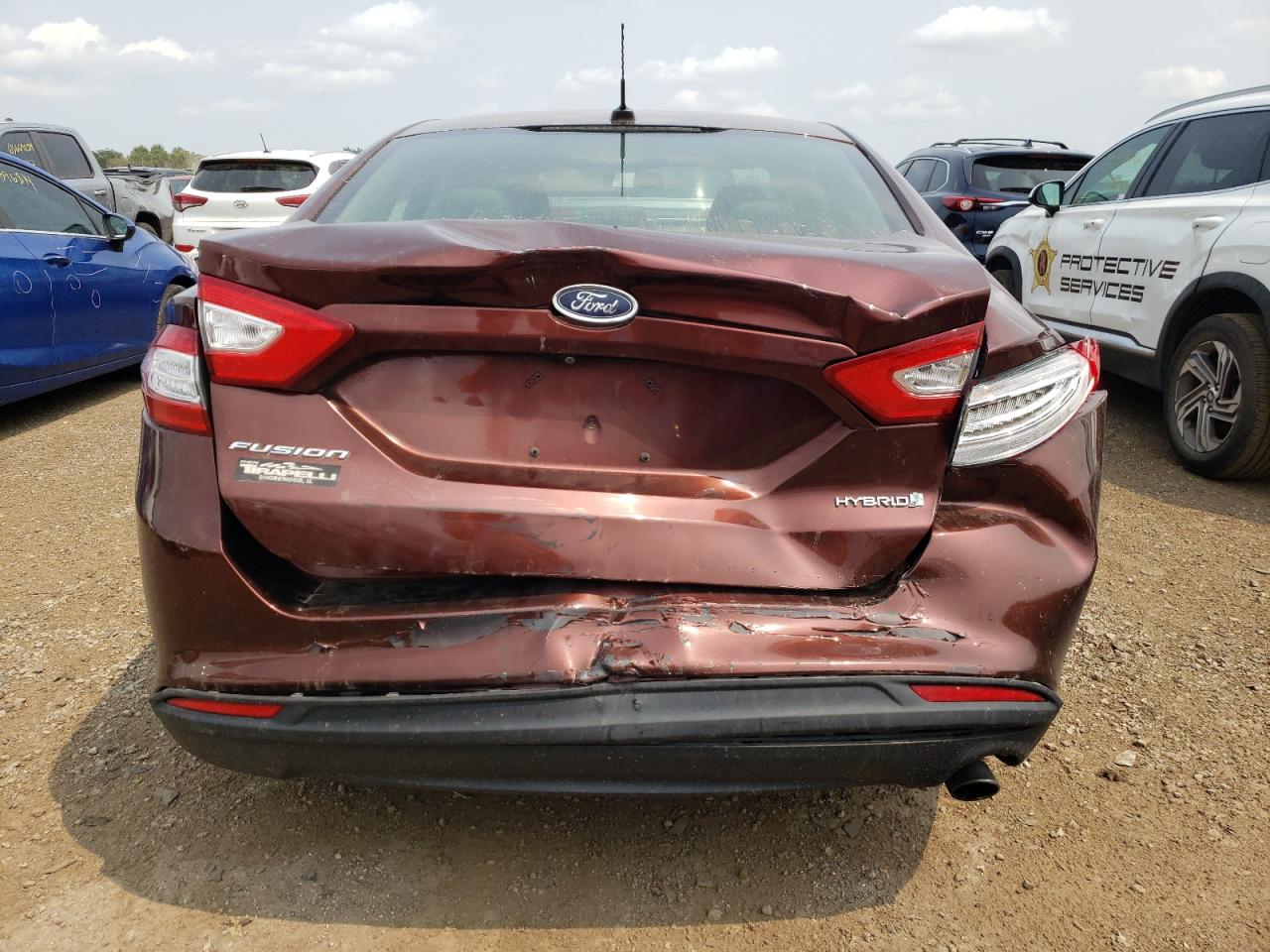 2015 Ford Fusion S Hybrid VIN: 3FA6P0UU6FR191148 Lot: 63715934