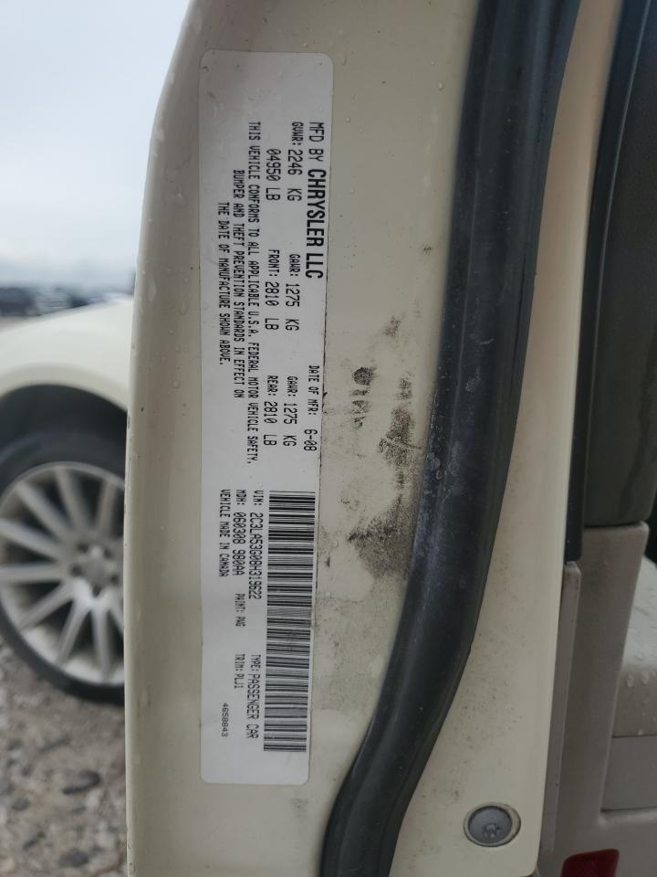 2008 Chrysler 300 Touring VIN: 2C3LA53G08H319622 Lot: 62108134