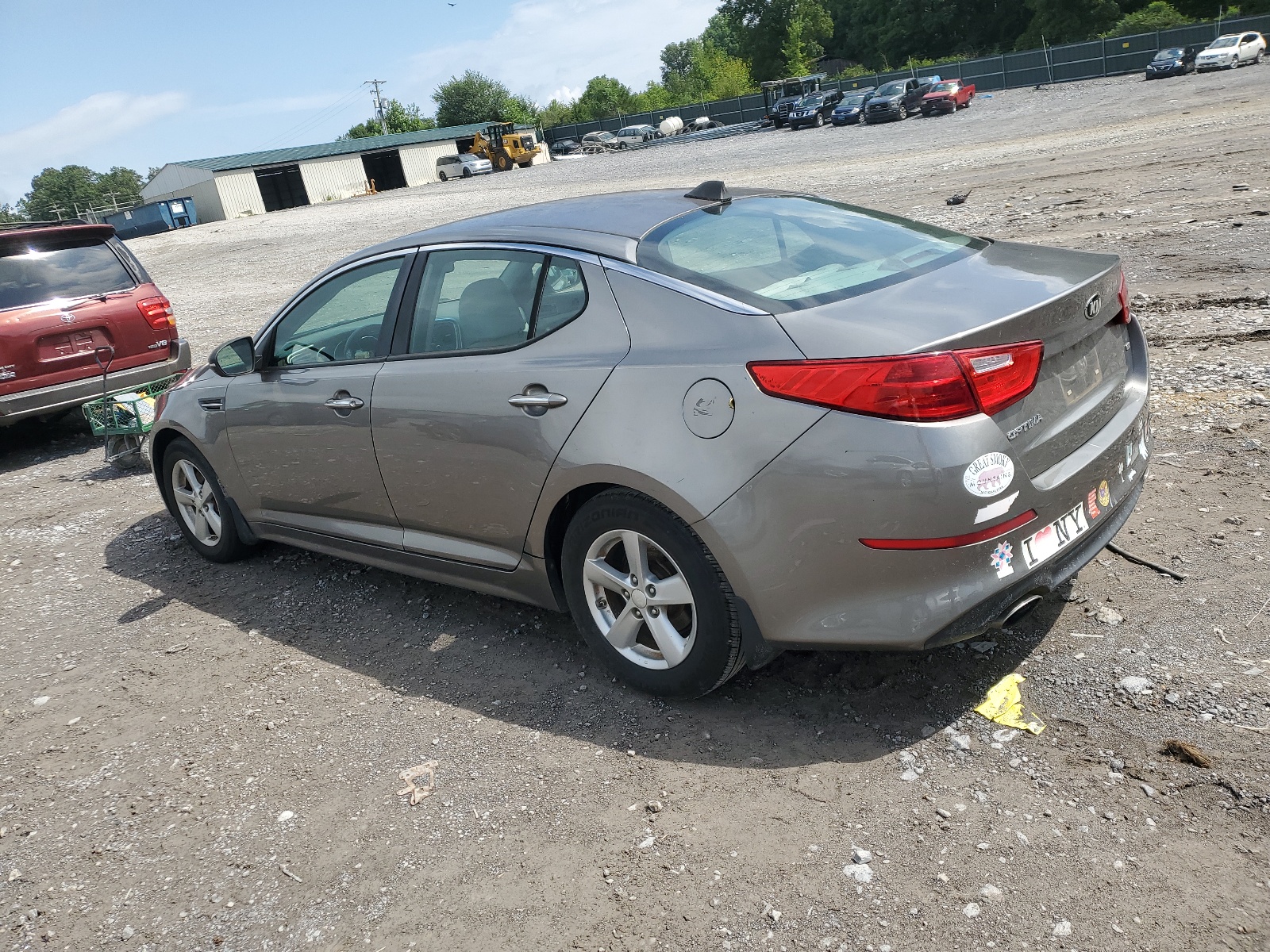 2014 Kia Optima Lx vin: 5XXGM4A74EG343664