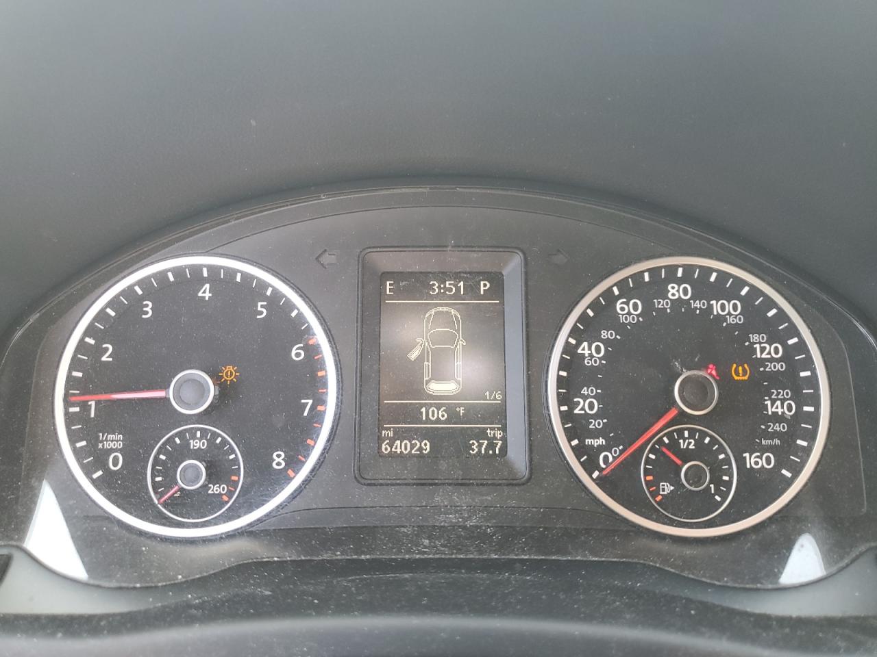 2015 Volkswagen Tiguan S VIN: WVGAV7AX1FW554742 Lot: 64603784