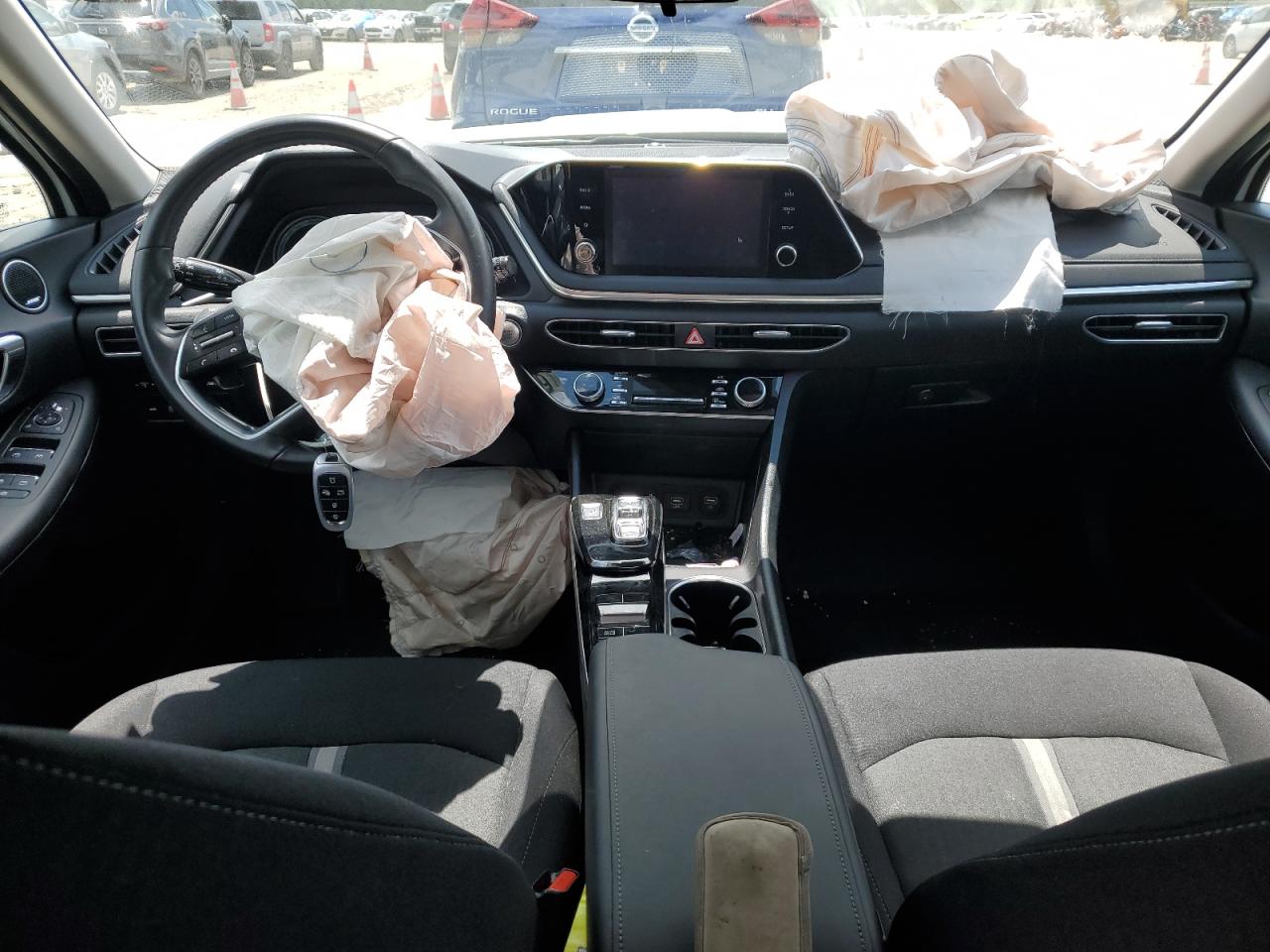 2022 Hyundai Sonata Hybrid VIN: KMHL34JJ3NA050696 Lot: 62864454