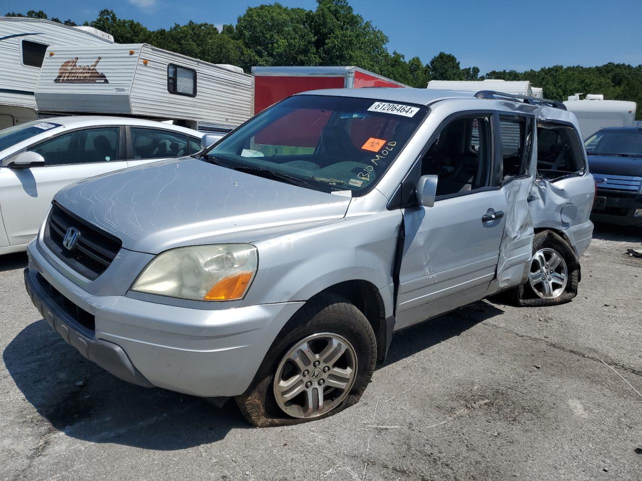 2003 Honda Pilot Exl de vânzare în Sikeston, MO - Side